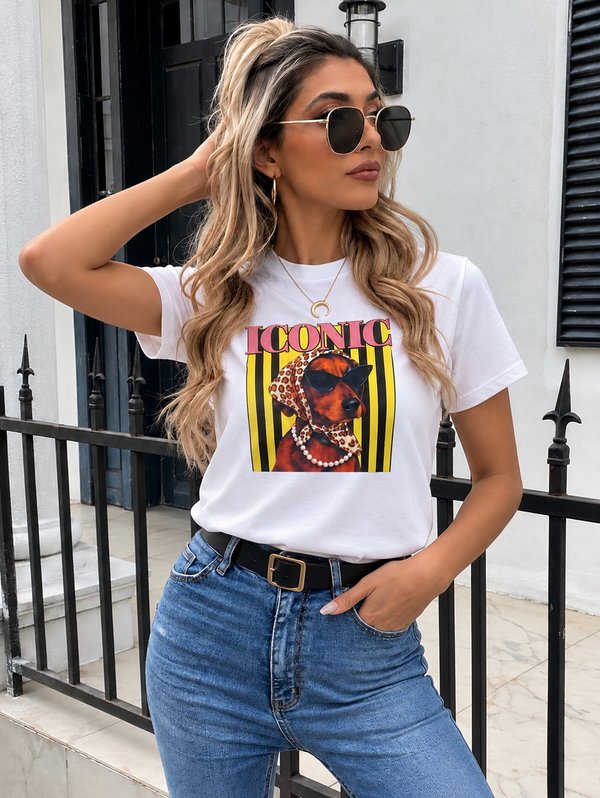 REMERA DE ALGODÓN ICONIC 🤍