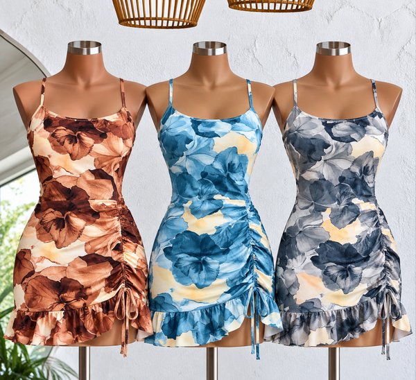 VESTIDOS LYCRA FLOREADOS 🌸