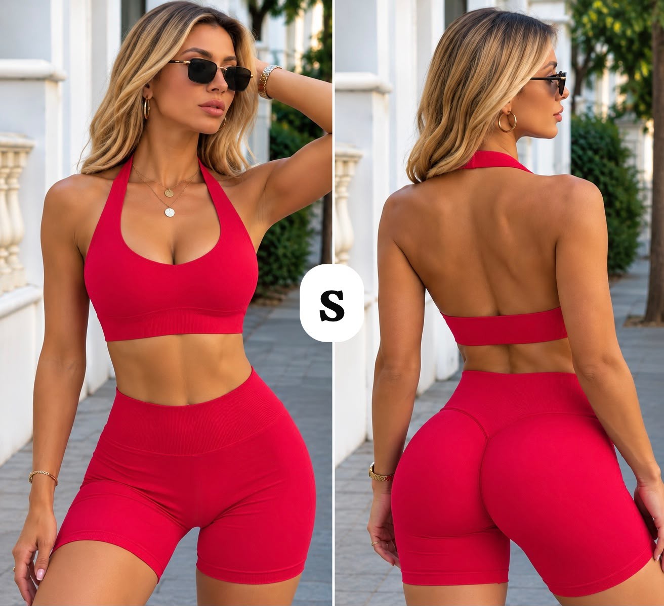 CONJUNTO CORTO SEAMLESS PREMIUM ❤️‍🔥 - 2