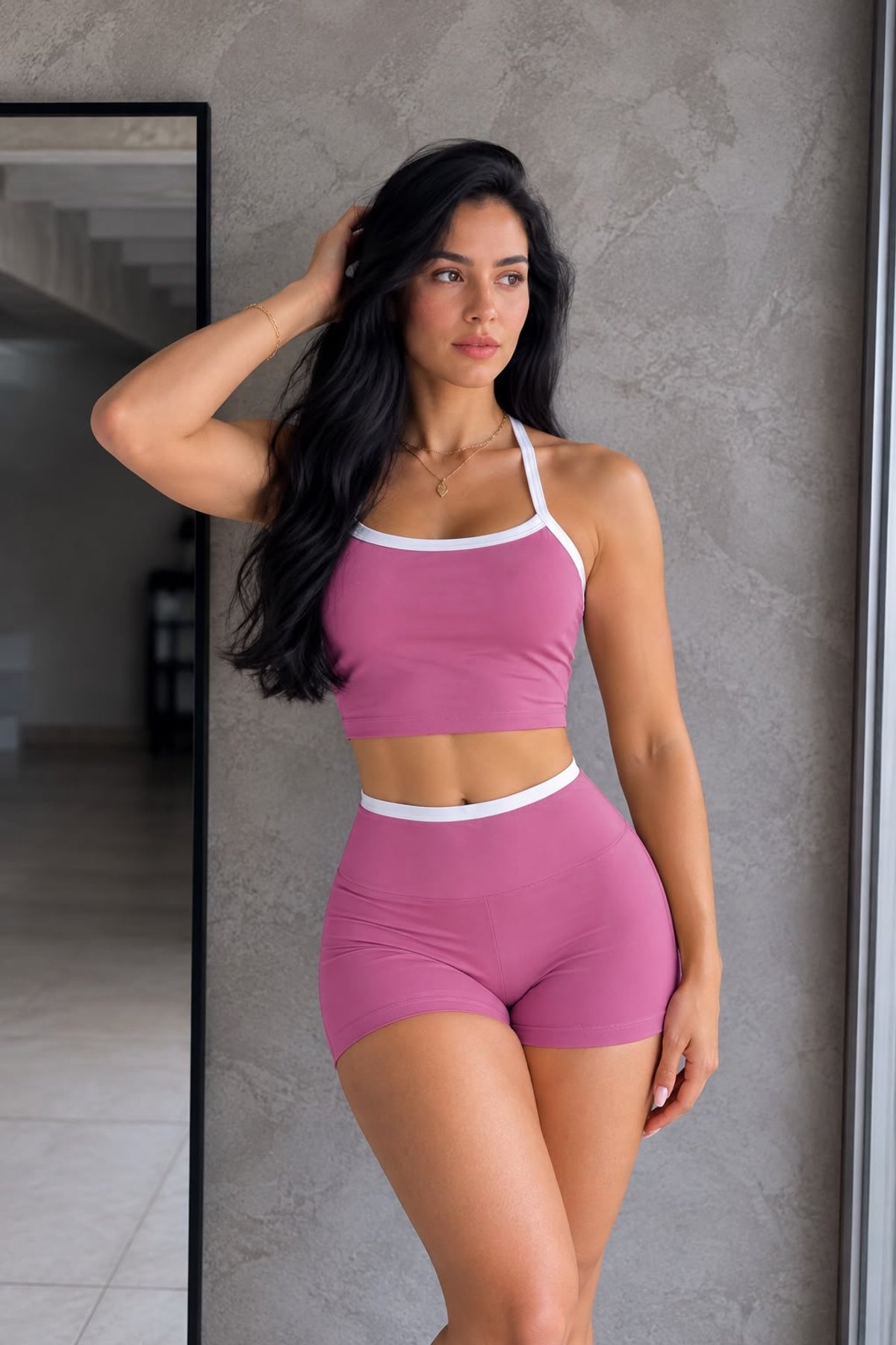 CONJUNTO DEPORTIVO DE LYCRA 2 PIEZAS PREMIUM💣 🔥  DELIRIO COD: 6051 - 7