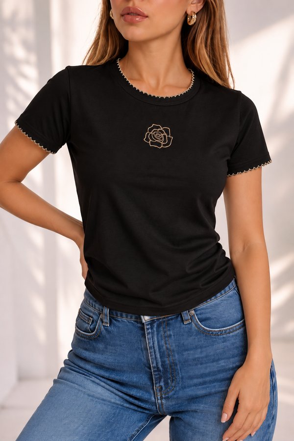 REMERITAS DE ALGODÓN CON BORDADO🌸 COD: PT-620