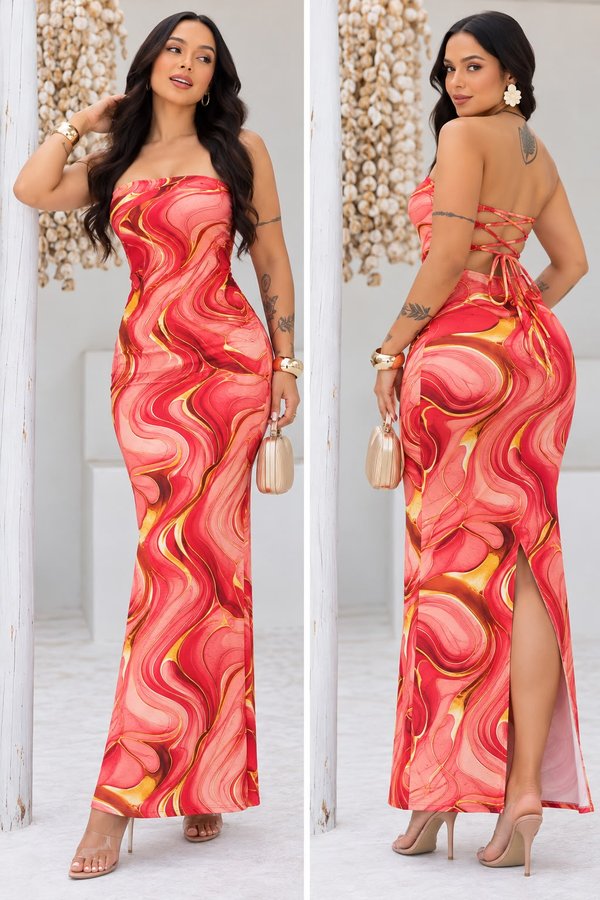 VESTIDO LARGO ESTAMPADO ❤️🔥✨