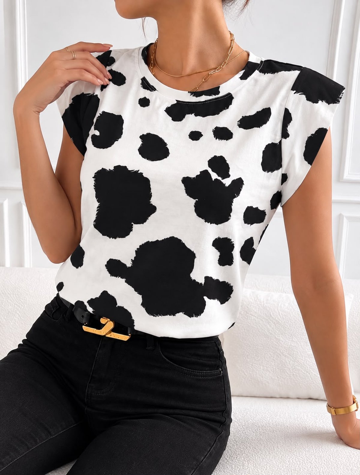REMERA ALGODÓN ESTAMPADA VAQUITA 💞✨ - 2