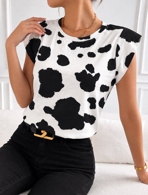 REMERA ALGODÓN ESTAMPADA VAQUITA 💞✨