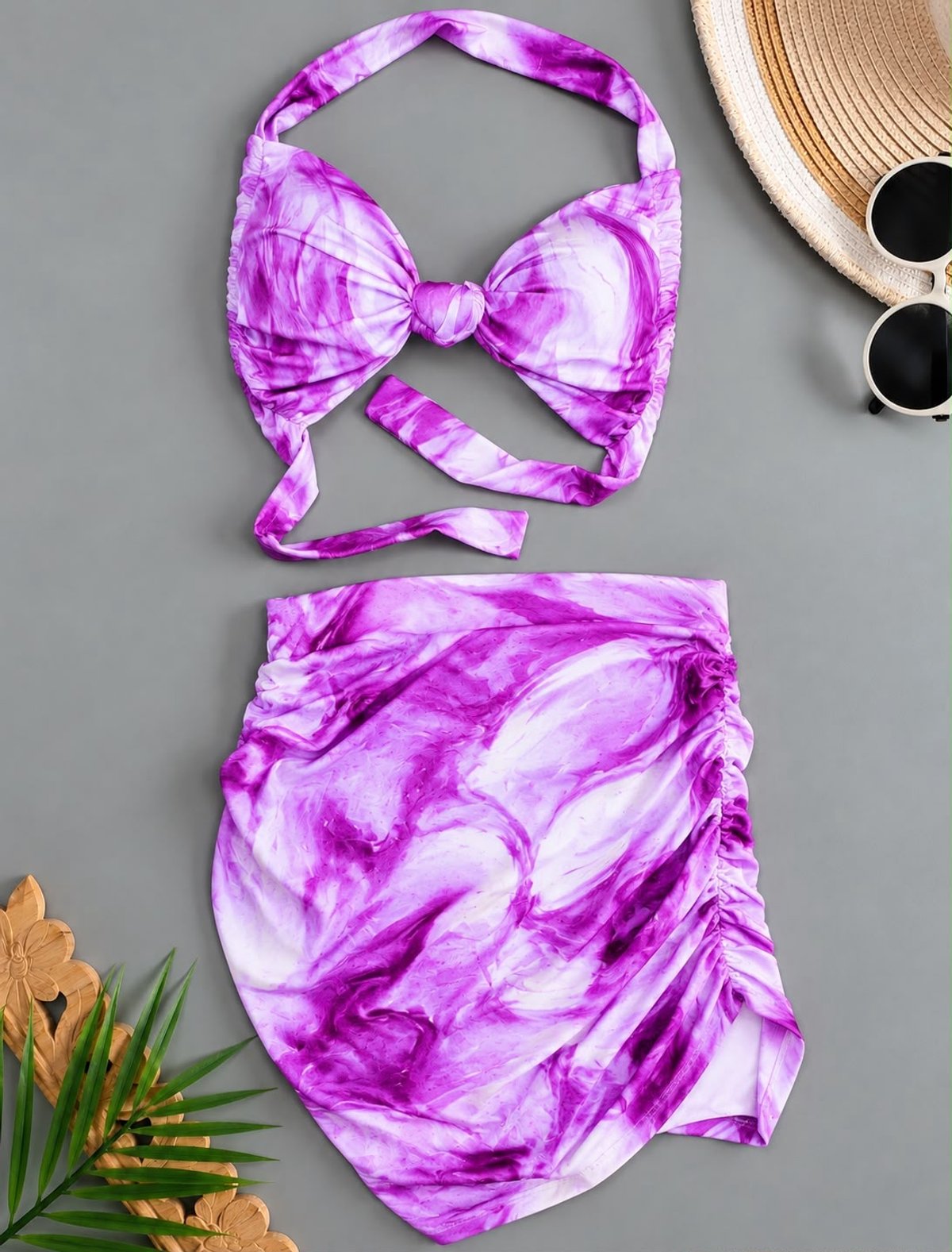 CONJUNTO DE PLAYA ESTAMPADO 2 PIEZAS ☀️ 🏖️ - 8