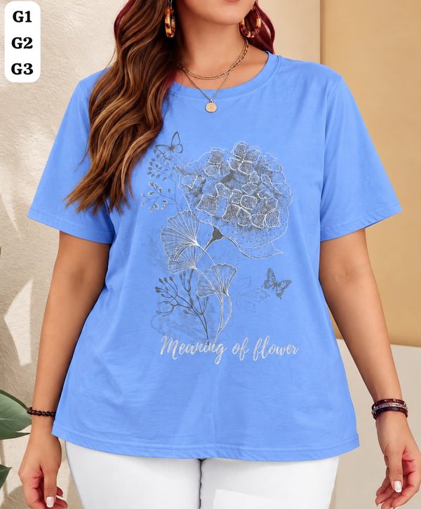 REMERAS DE ALGODÓN CON BRILLO 💖 ✨ COD: PT632