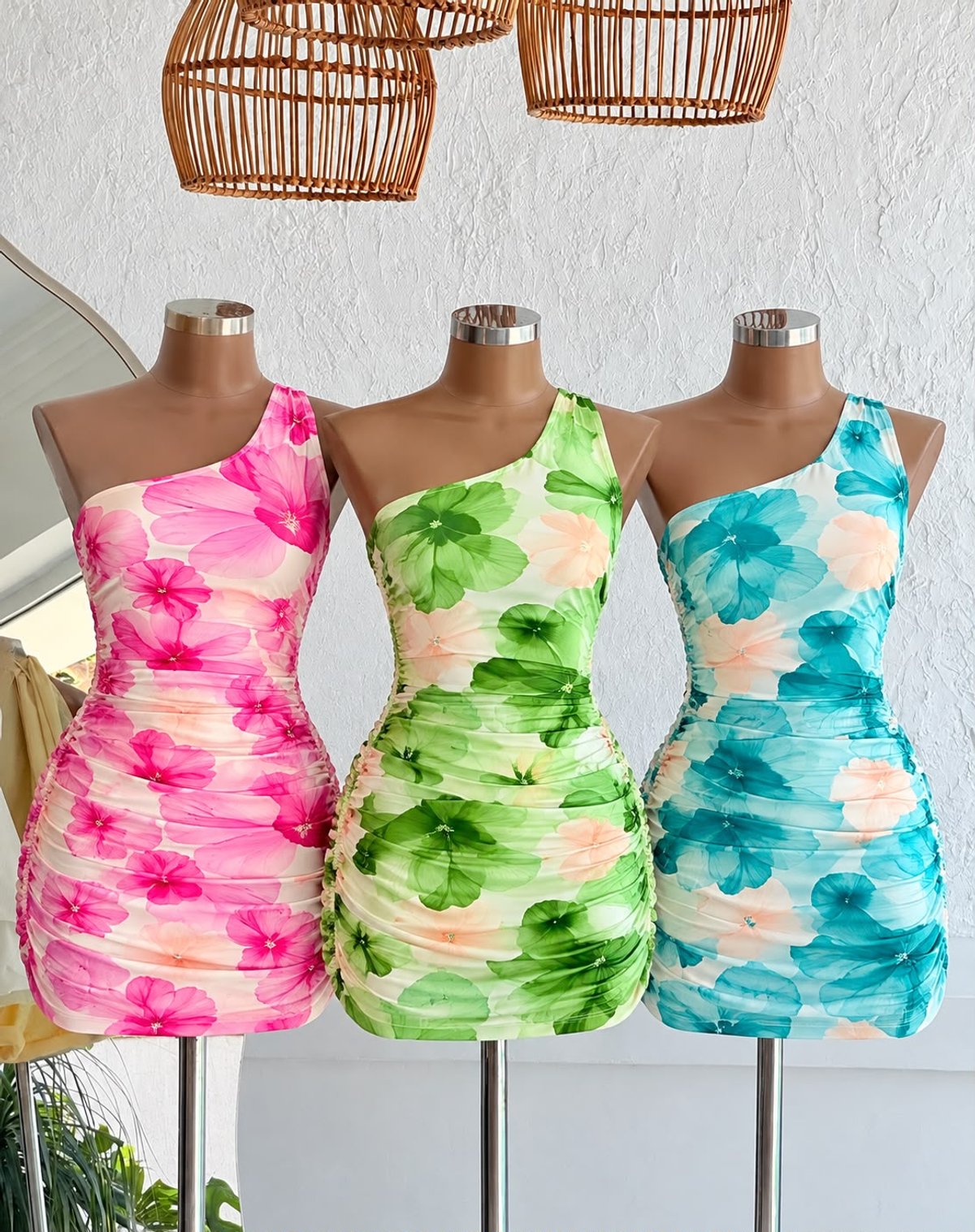 VESTIDOS DE LYCRA FLOREADOS PREMIUM 🤍✨ - 7