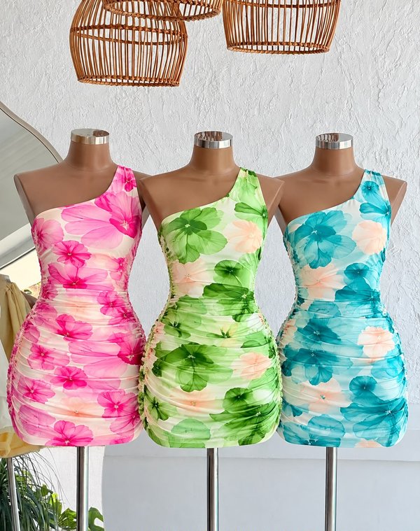 VESTIDOS DE LYCRA FLOREADOS PREMIUM 🤍✨