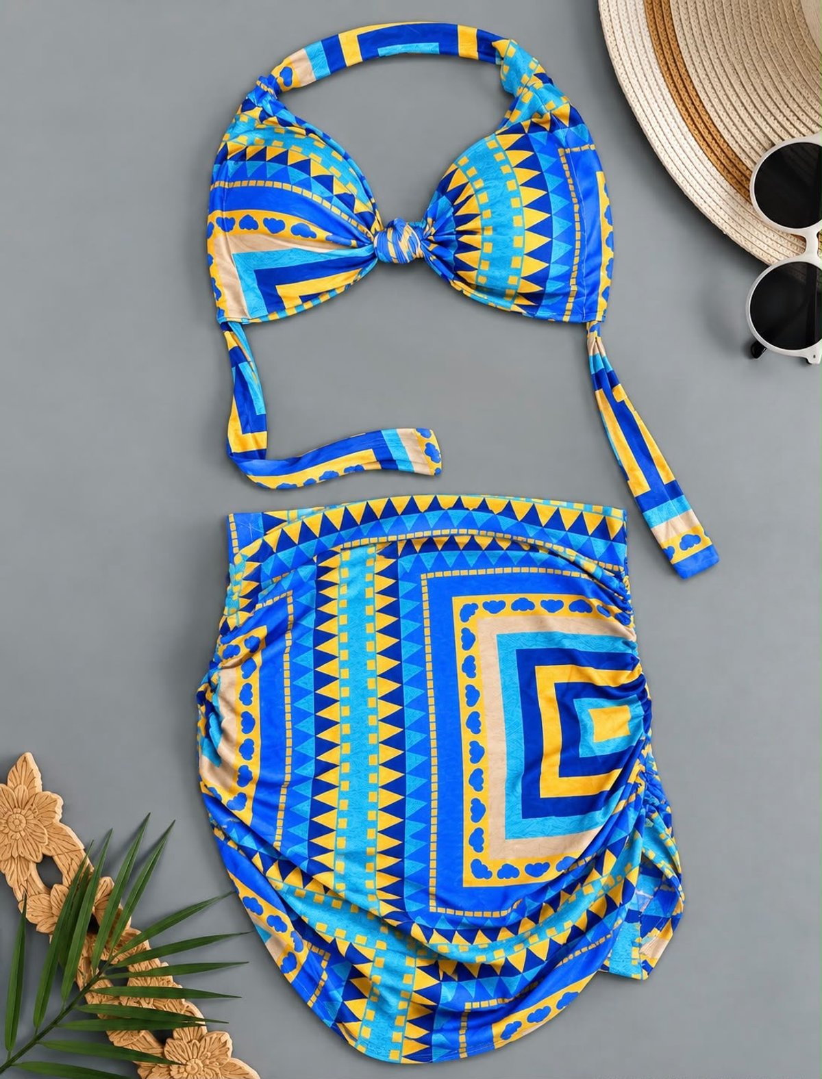 CONJUNTO DE PLAYA ESTAMPADO 2 PIEZAS ☀️ 🏖️ - 7