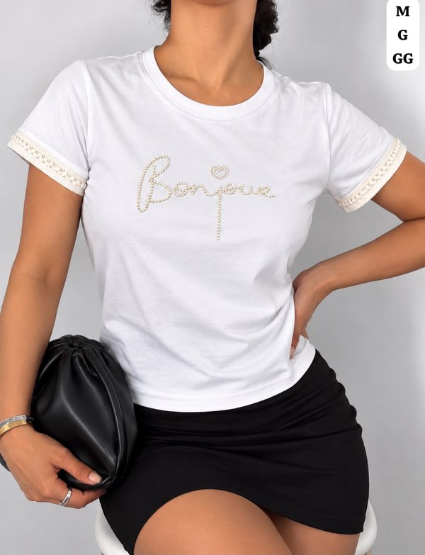 REMERAS ALGODÓN BONJOUR 🤍COD: C723