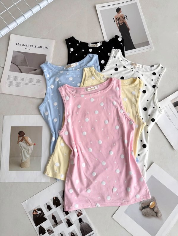 MUSCULOSA VISCOSA A MOTAS  💖 COD: 531