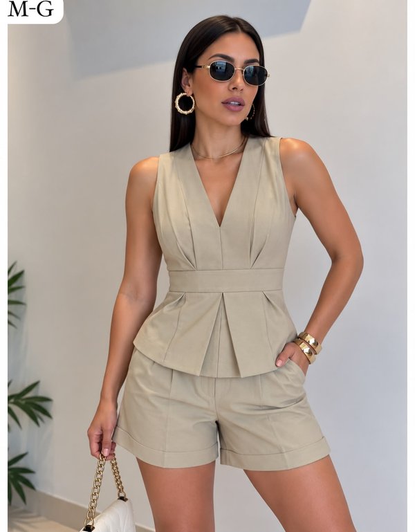 CONJUNTO SASTRERO CORTO ❤️‍🔥