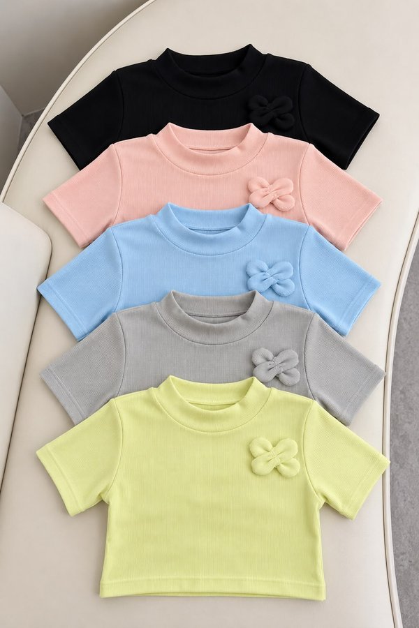 Remera/Crop Acanalado 💖