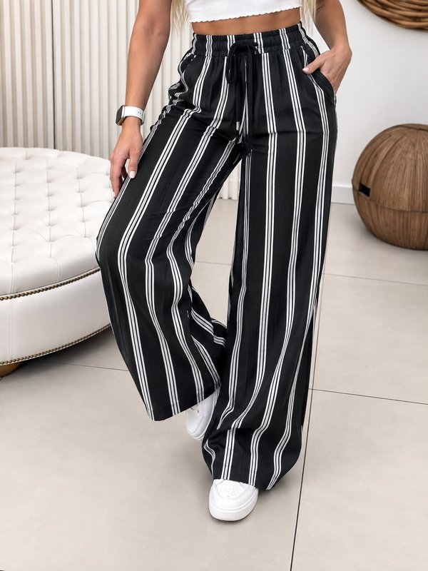 PANTALÓN PALAZZO A RAYAS COD:7929