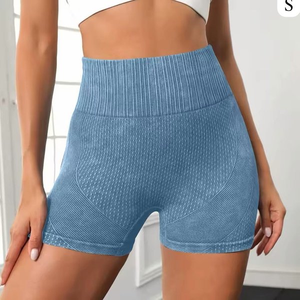 SHORT DEPORTIVO SEAMLESS PRELAVADO 💗
