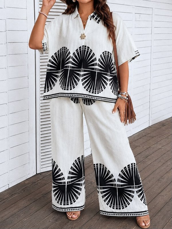 CONJUNTO DE LINO ESTAMPADO 💗COD: N07