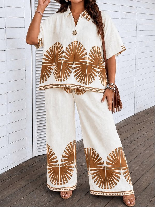 CONJUNTO DE LINO ESTAMPADO 💗COD: N07