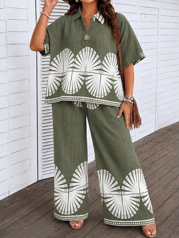 CONJUNTO DE LINO ESTAMPADO 💗COD: N07
