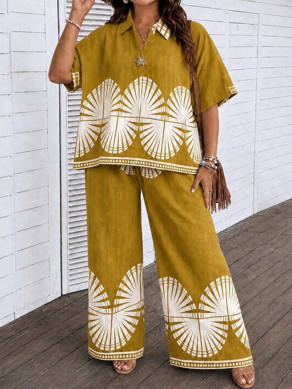 CONJUNTO DE LINO ESTAMPADO 💗COD: N07