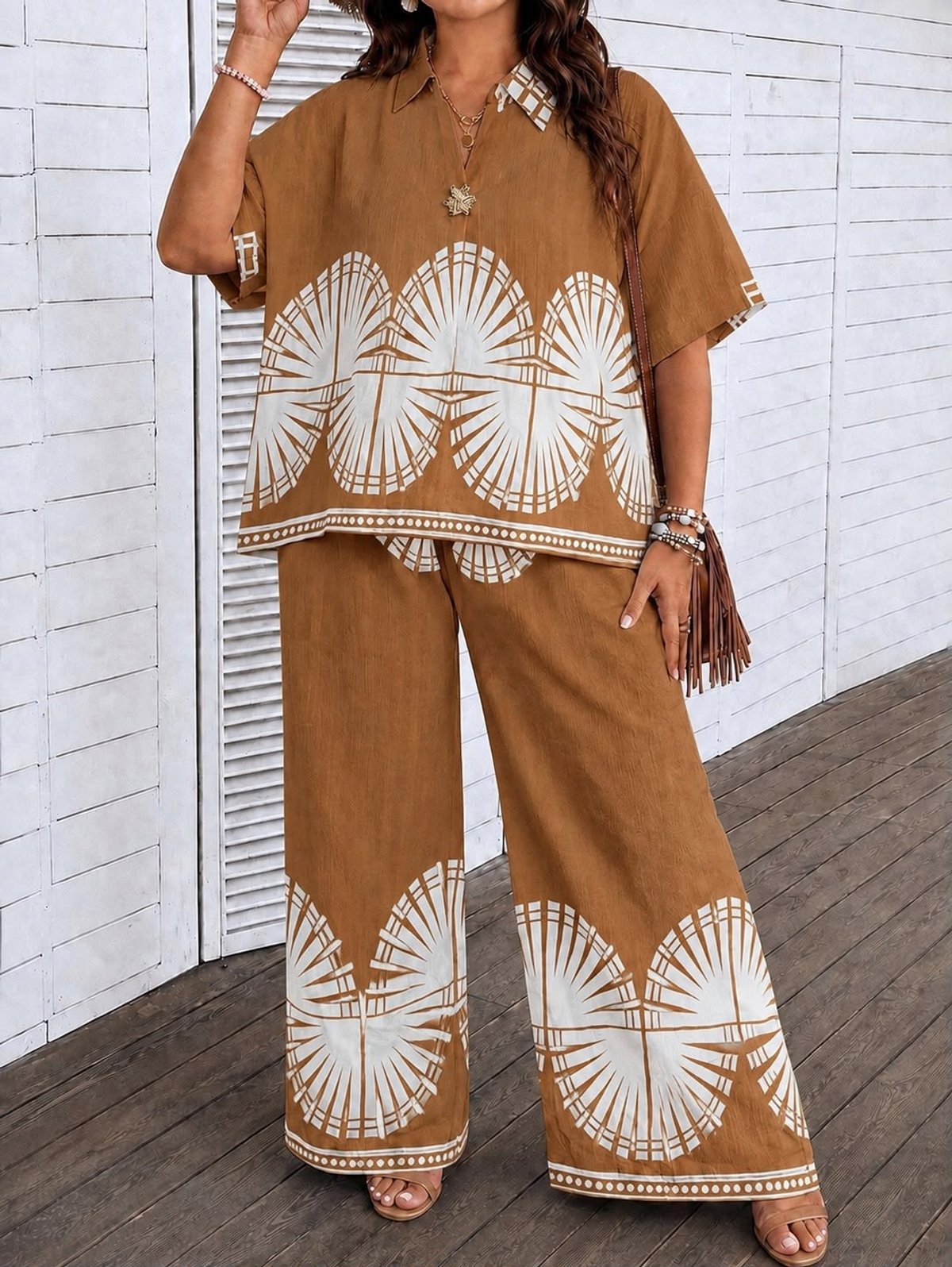 CONJUNTO DE LINO ESTAMPADO  💗COD: N07 - 2
