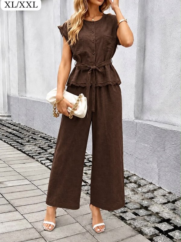 CONJUNTO DE LINO DAMA 💖 ✨ COD: N17