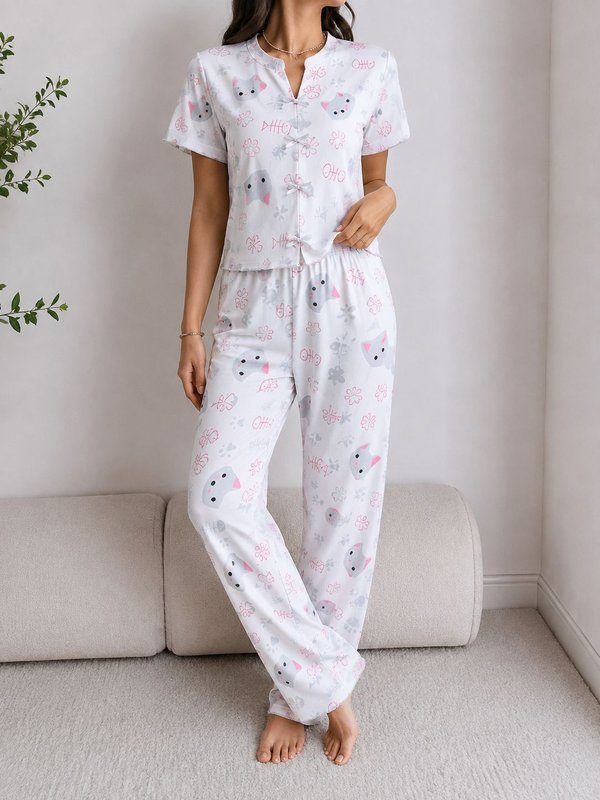 PIJAMAS ESTAMPADAS DAMA 💞COD: S814