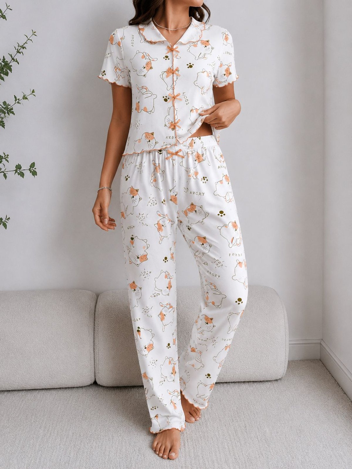 PIJAMAS ESTAMPADAS DAMA 💞COD: S814 - 7