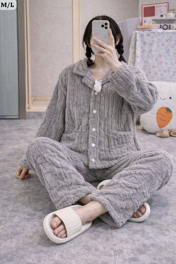 ✨ Pijama Plush Acanalado✨