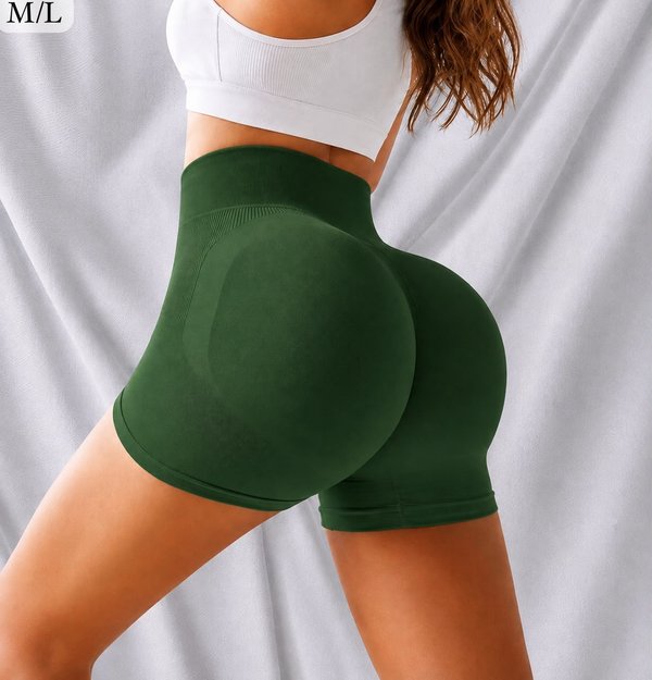 SHORT DEPORTIVO SEAMLESS LISOS 🔥 💣