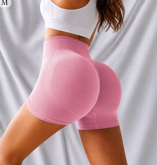 SHORT DEPORTIVO SEAMLESS LISOS 🔥 💣