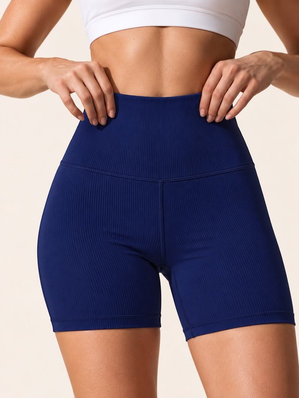 SHORT LYCRA ACANALADO DEPORTIVO PREMIUM ❤️🔥COD: 18224
