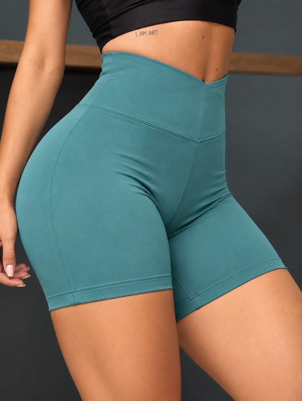 SHORT CICLISTA DE LYCRA – CINTURA ALTA ❤️🔥 COD: 27341
