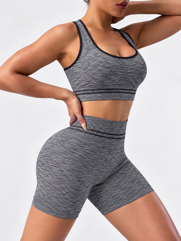 CONJUNTO DEPORTIVO SEAMLESS 2 PIEZAS ❤️🔥COD: 2303