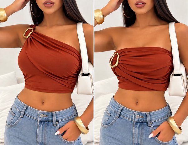 CROPPED CRUZADO DE LYCRA 🤍
