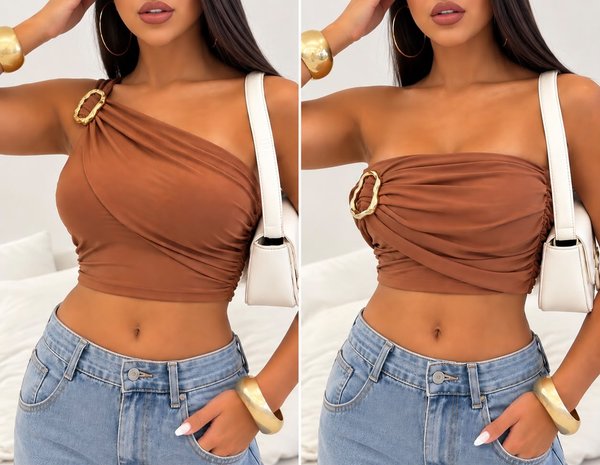 CROPPED CRUZADO DE LYCRA 🤍
