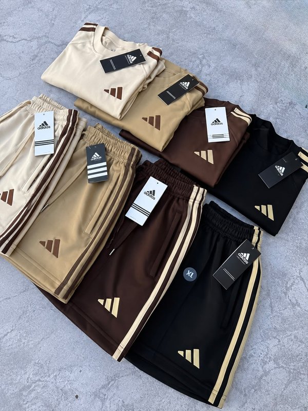 CONJUNTO ADIDAS PREMIUM – REMERA OVERSIZE + SHORT 💣 🔥