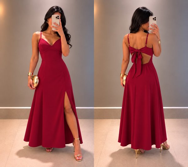 VESTIDO LARGO SENSORIAL 💖 ✨