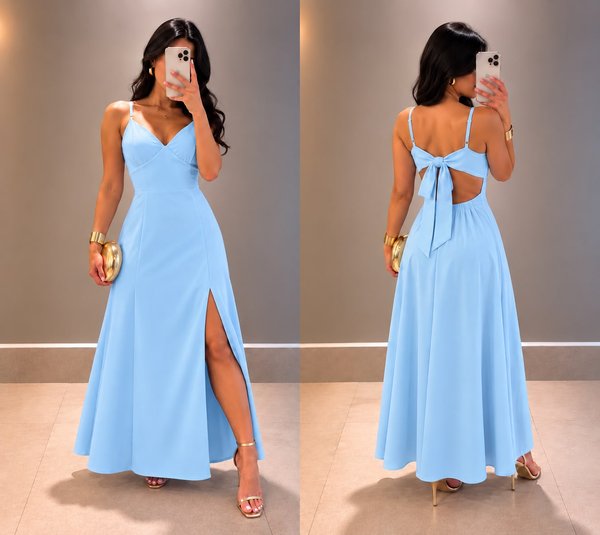 VESTIDO LARGO SENSORIAL 💖 ✨