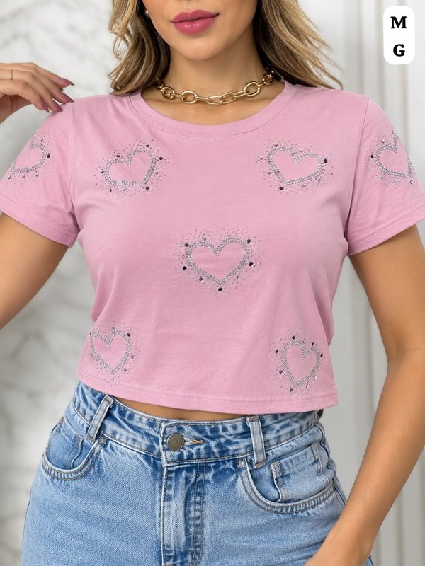 REME/CROP CON STRASS 💖 ✨ COD: C729