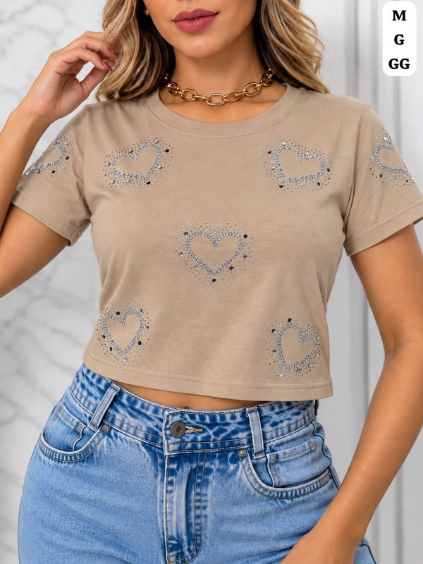 REME/CROP CON STRASS 💖 ✨ COD: C729