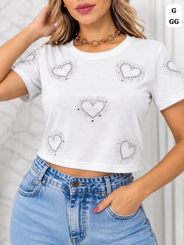 REME/CROP CON STRASS 💖 ✨ COD: C729