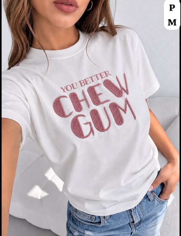 REMERA ALGODÓN BORDADA 💖 ✨ COD: 276