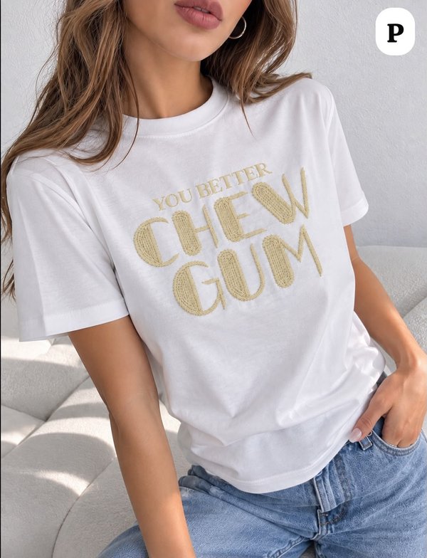 REMERA ALGODÓN BORDADA 💖 ✨ COD: 276