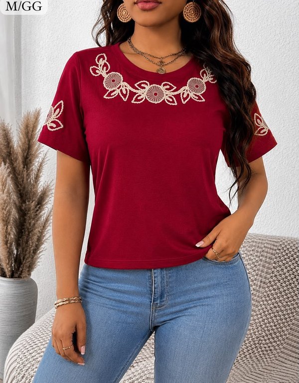 BLUSA BORDADA COD: 158