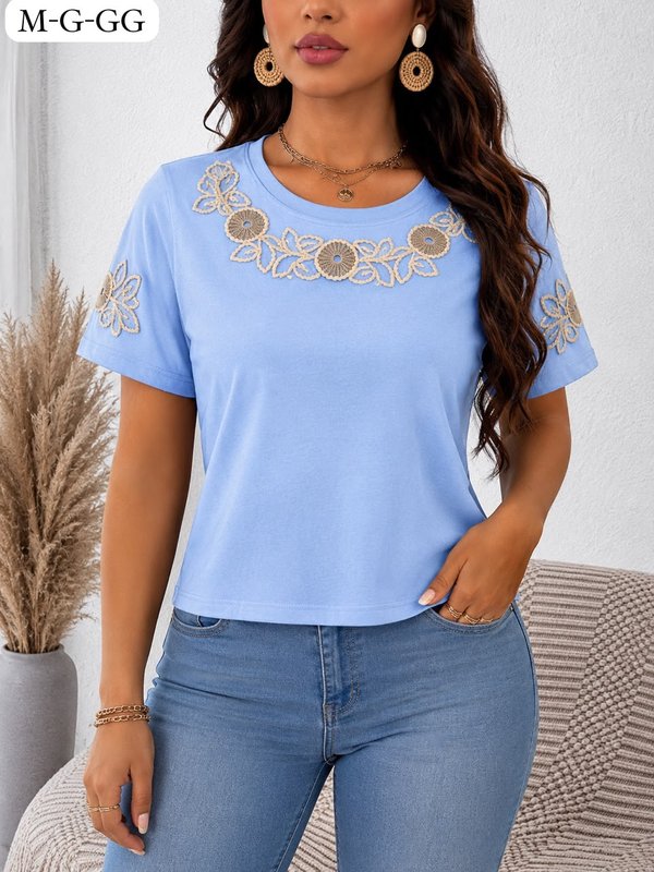 BLUSA BORDADA COD: 158