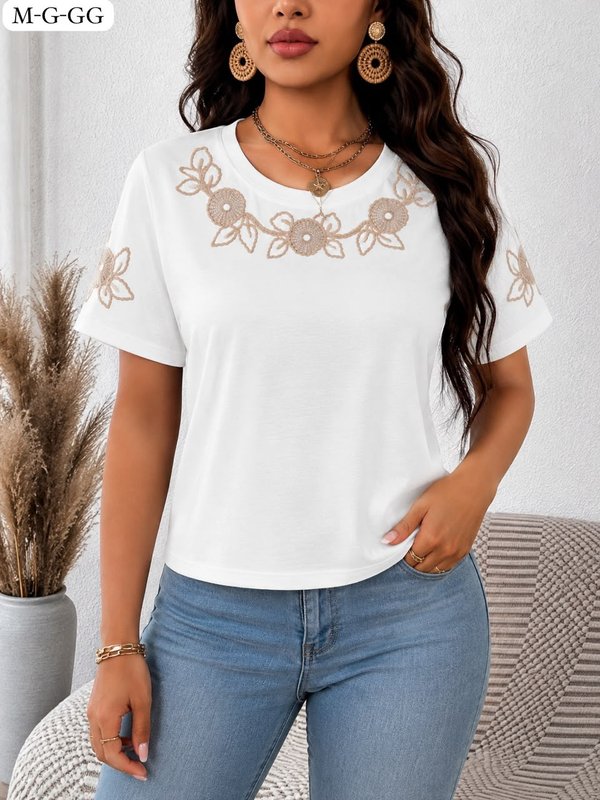 BLUSA BORDADA COD: 158