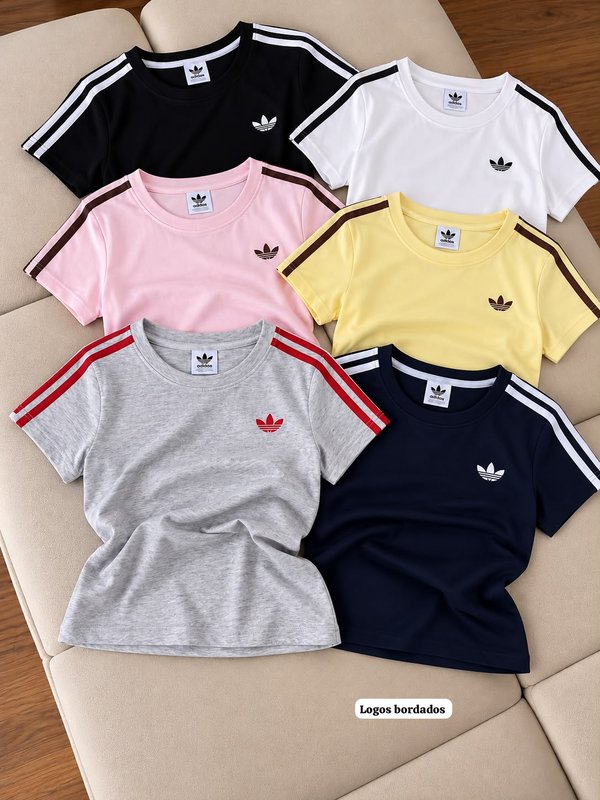 REMERITAS DEPORTIVAS ALGODÓN ADIDAS PREMIUM 🔥
