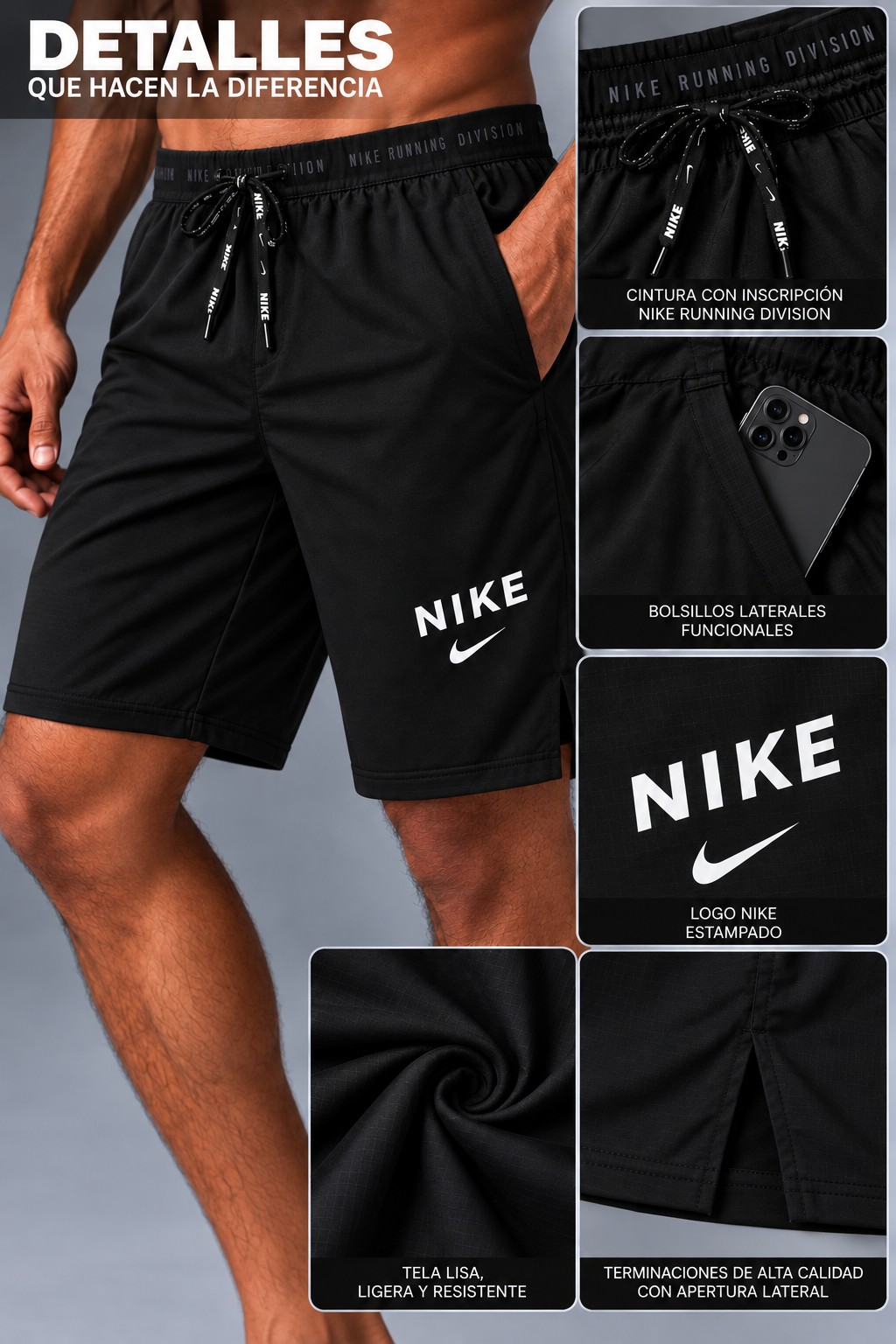 SHORT NIKE RUNNING DIVISION PREMIUM🔥 COD: S422 - 2