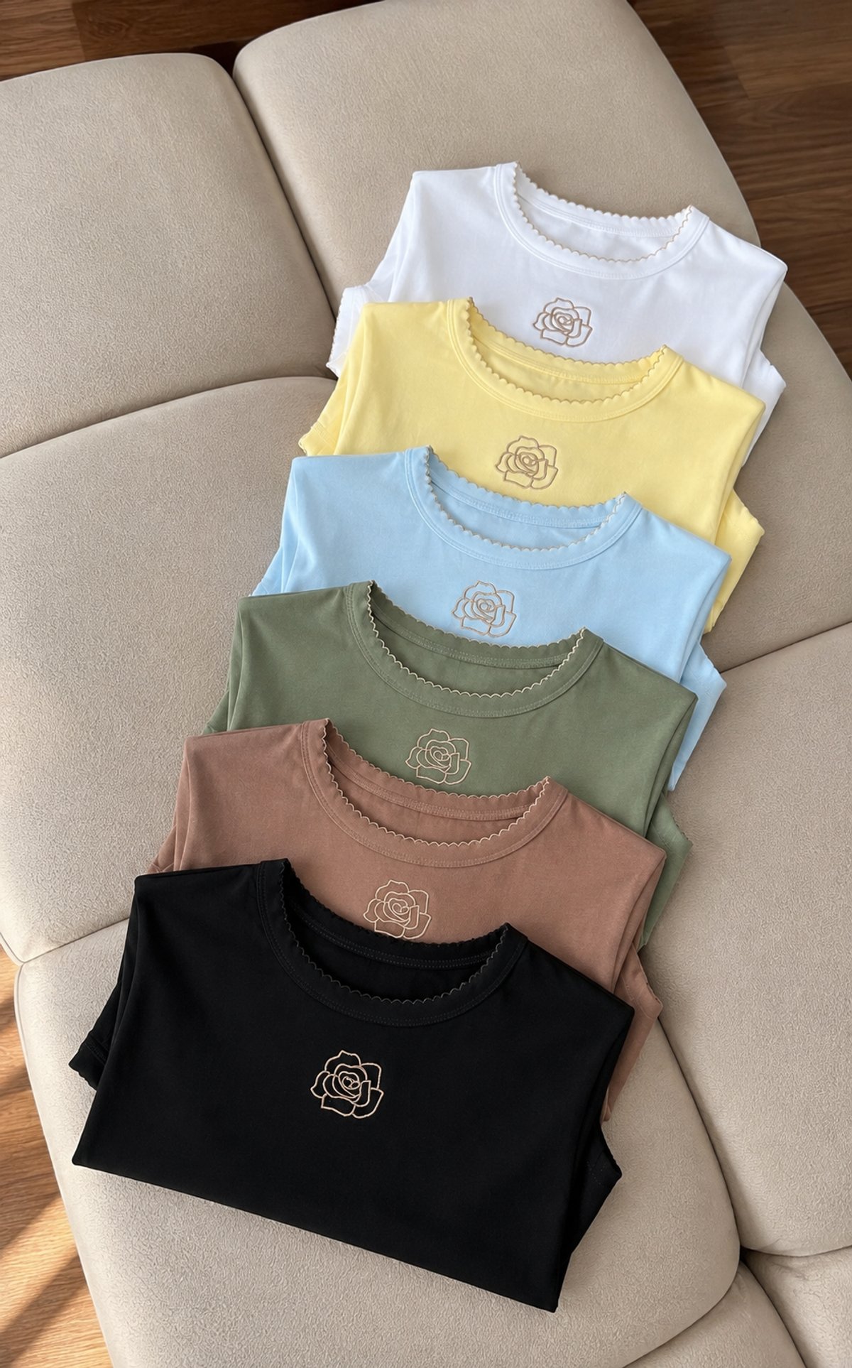 REMERITAS DE ALGODÓN CON BORDADO🌸 COD: PT-620 - 7