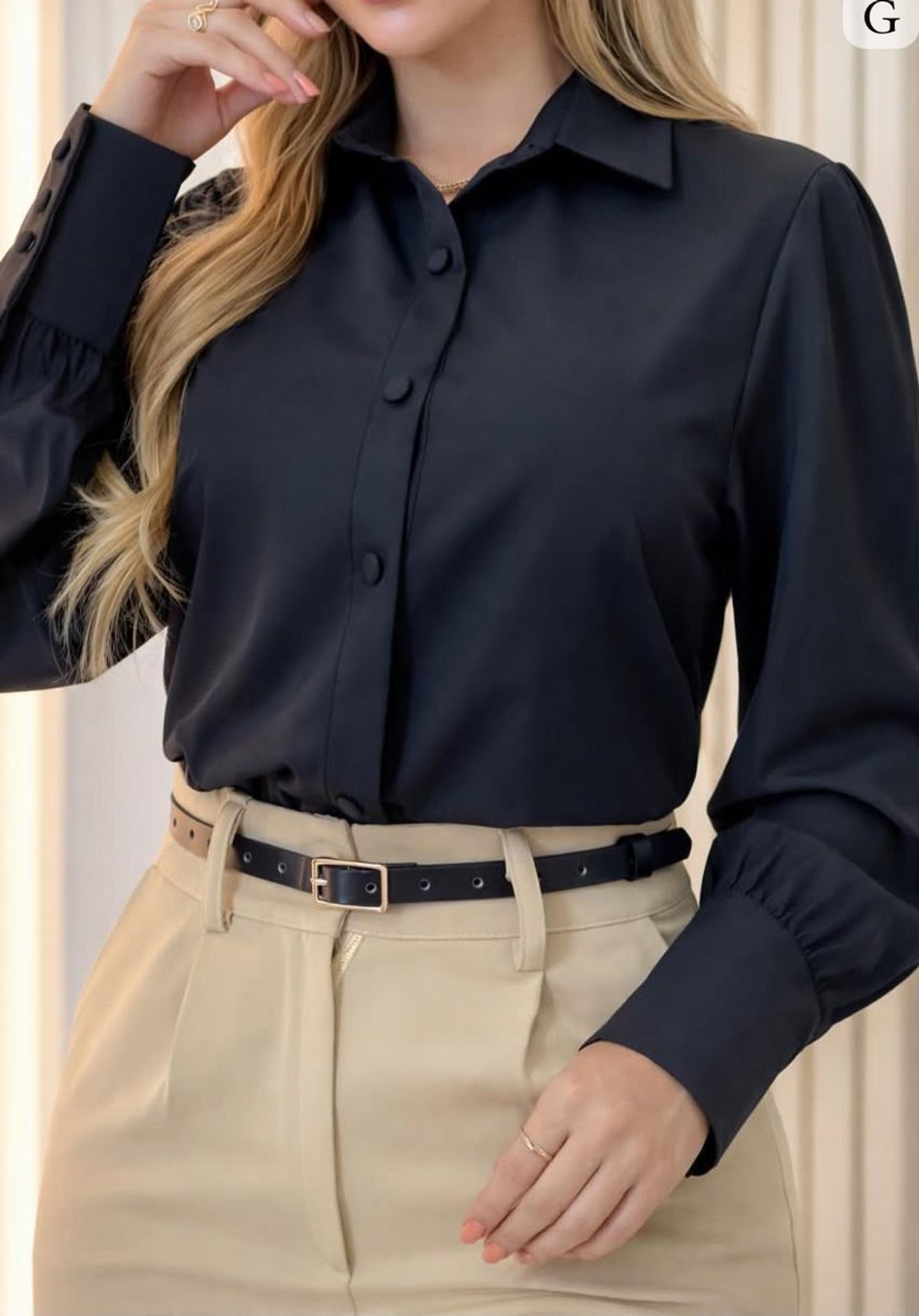 ✨ Camisa Básica Elegante Premium cod:832 ✨  - 3